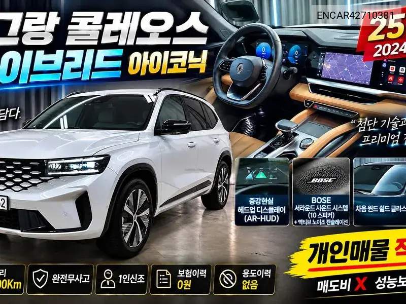 2024 Grand Koleos 1.5 E-Tech Iconic 2Wd