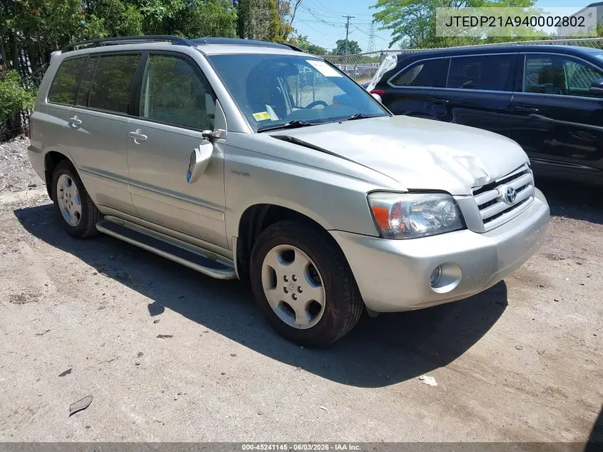 Toyota Highlander (U20)